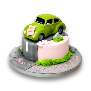 VW Beetle – Sculpted Car Cake – Fonny's Cakes