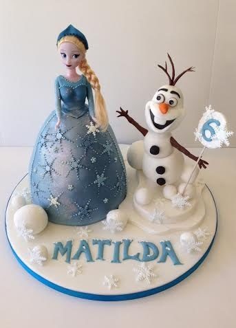 Offically Licensed Disneys Frozen Olaf, Elsa & Anna Edible Cake Cupcake  Cookie Image - Walmart.com