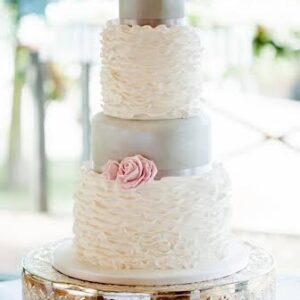 22 Clean and Contemporary Wedding Cakes : Architectural Cake